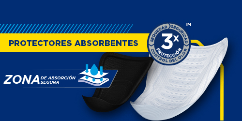 Imagen de los protectores TENA Men junto al producto Imagen de los protectores TENA Men junto al producto